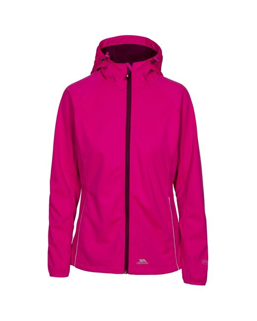 Trespass Pink Ladies Sisely Waterpoof Softshell Jacket