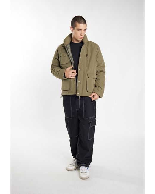 Tuffskull Winterjas Militaire in het Green voor heren