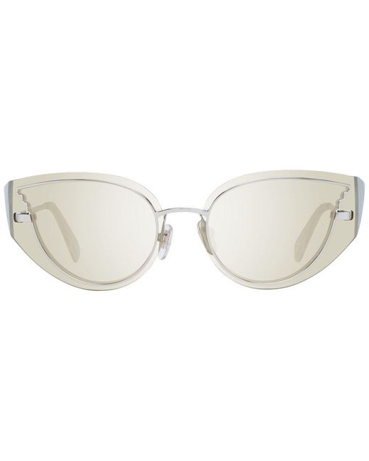 Police White Metal Sunglasses