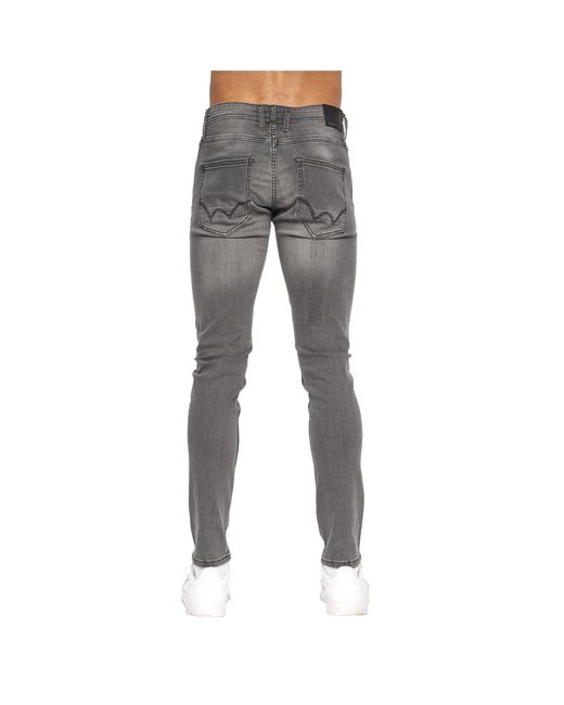 Duck and Cover Gray Maylead Slim Jeans for men