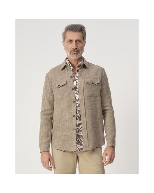 Campbell Overshirt in het Brown voor heren