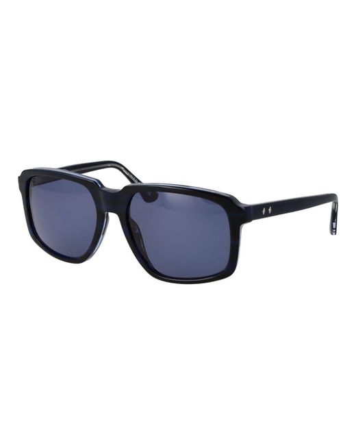 Web Blue Acetate Sunglasses for men