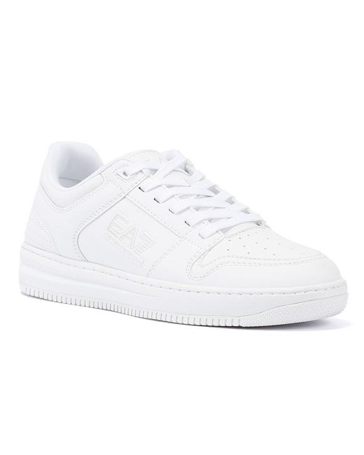 EA7 White Slasher Turnschuhe