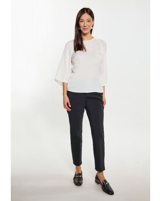Usha Blouse Wolwit in het White