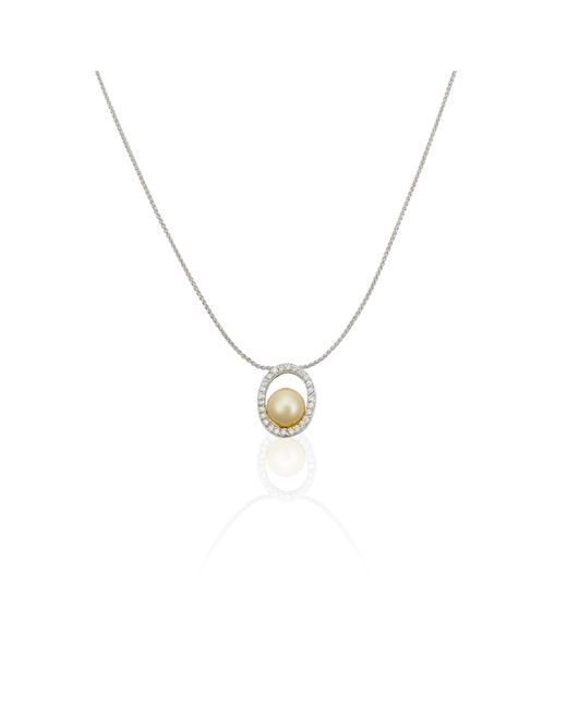 Orphelia Metallic 925 Sterling Chain With Pendant