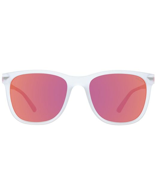 Police Pink Rectangle Sunglasses for men