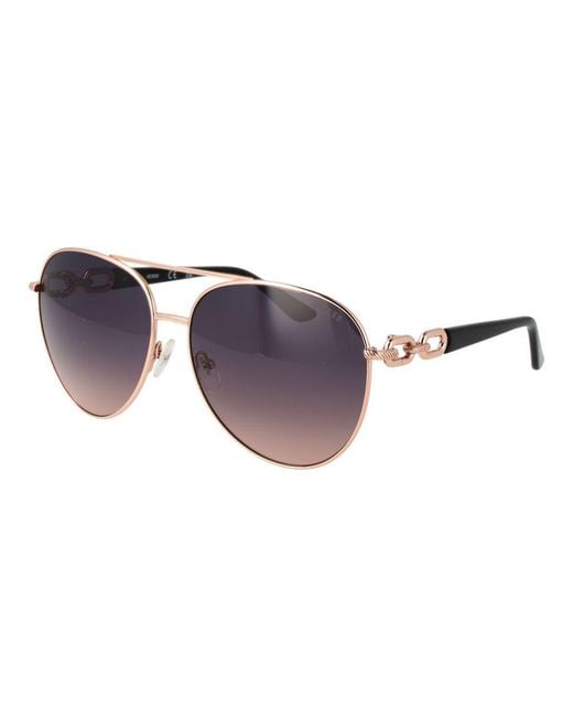 Guess Metallic Metal Sunglasses
