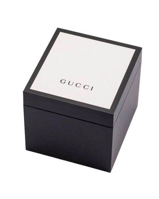 Gucci Rvs Armband Zonnebrand Dial Horloge in het Metallic voor heren