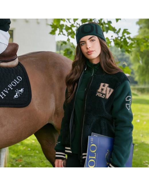 HV Polo Varsity Jacket Hvpluisa in het Green