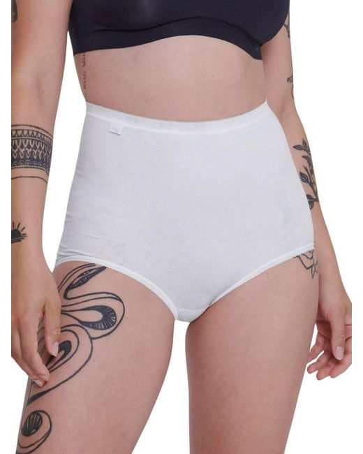 Sloggi Basic+ Maxi 4-Pack Multi-Colour V016 in het Gray