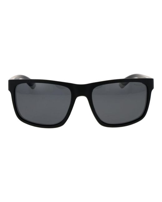 Polaroid Black Plastic Sunglasses for men