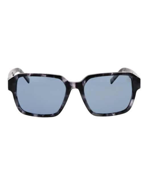 Timberland Blue Acetate Sunglasses for men