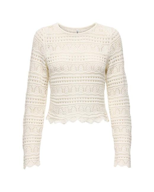 ONLY Pullover 15363049 Elke in het White