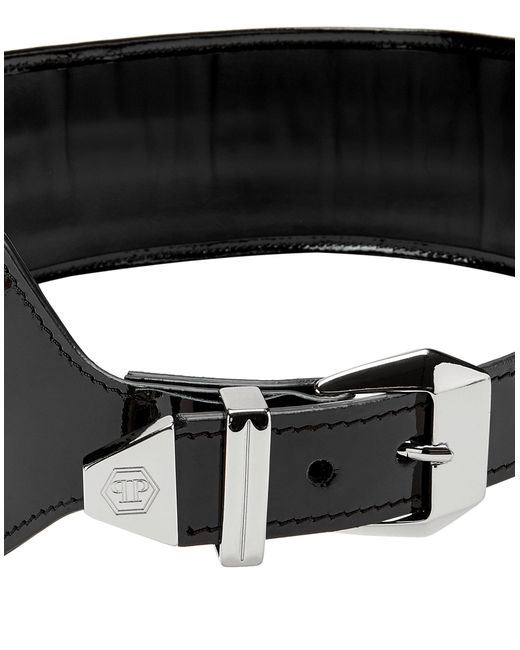 Philipp Plein Brown Gürtel Leopard