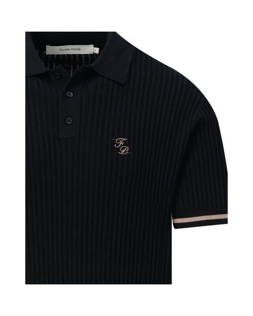 Filling Pieces Polo in het Black voor heren