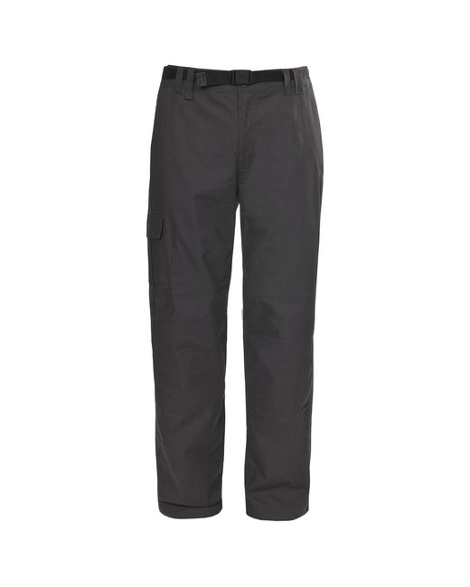 Trespass Gray Clifton Tp75 Cargo Trousers for men