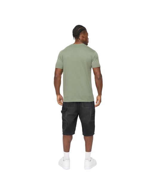 Crosshatch Green Hallfell T-Shirt Cotton for men