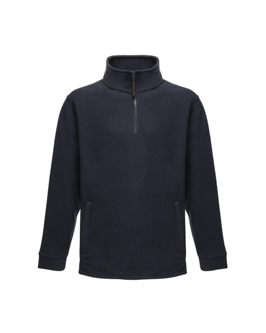 Regatta Blue Thor Overhead Anti-Pill Fleece Top (Dark) for men