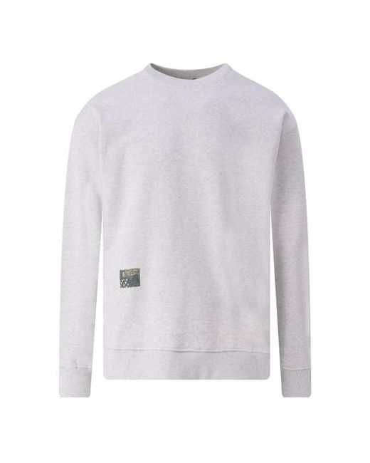 Denham Boro Sweater in het White voor heren