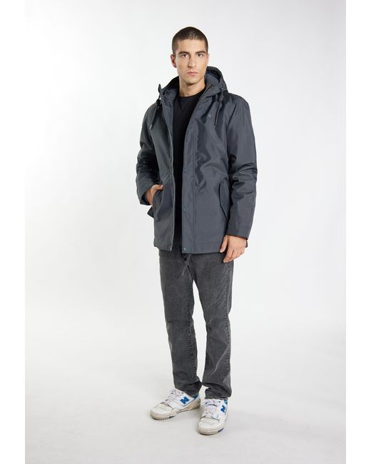 Tuffskull Arctische Winterjas Houtskool in het Blue voor heren