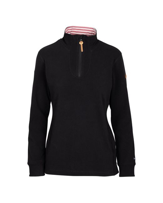 Trespass Black Ladies Big Heart Fleece