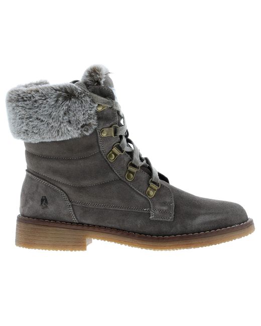 Hush Puppies Black Florence Memory Foam Boots