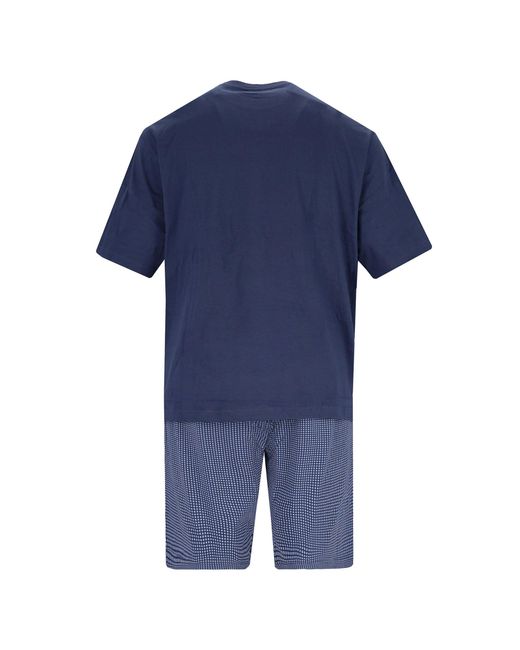 Hajo Pyjama in het Blue voor heren