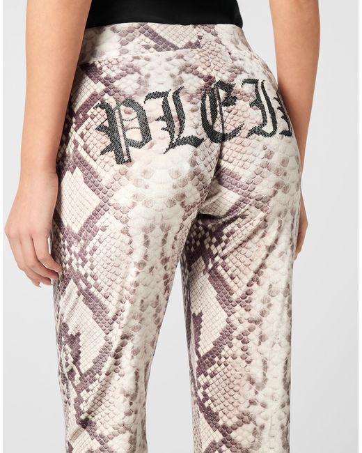 Philipp Plein Natural Jogginghose Python