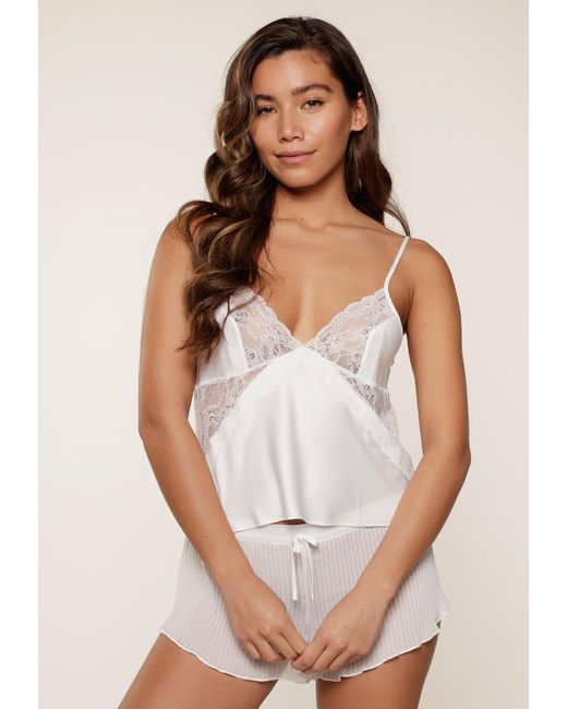Lingadore Top + Short in het White