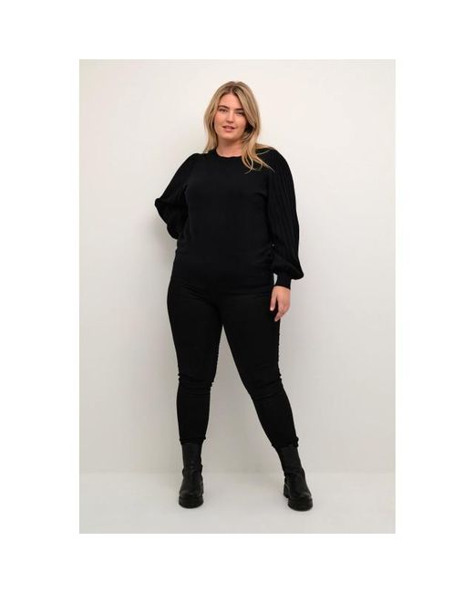 Kaffe Kcioni Knit Pullover in het Black