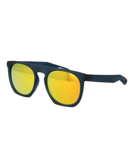 Nike Yellow Blue Plastic Sunglasses