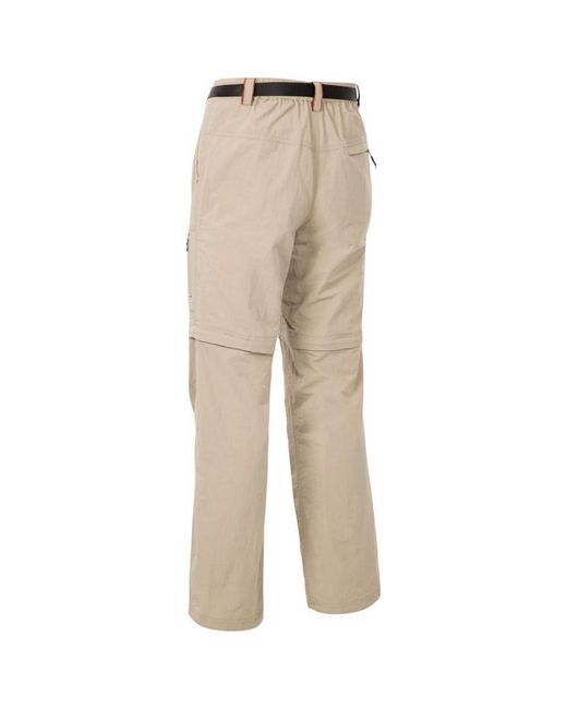 Trespass Natural Rynne B Mosquito Repellent Cargo Trousers (Bamboo) for men