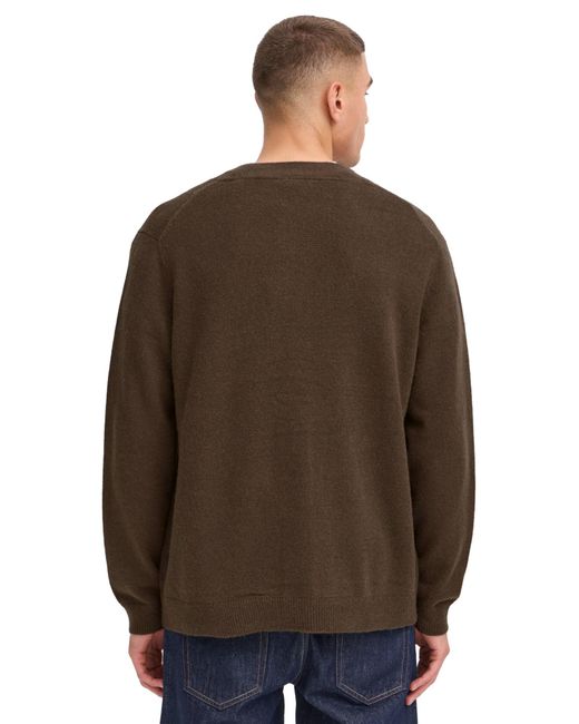 Solid Strickjacke in Brown für Herren
