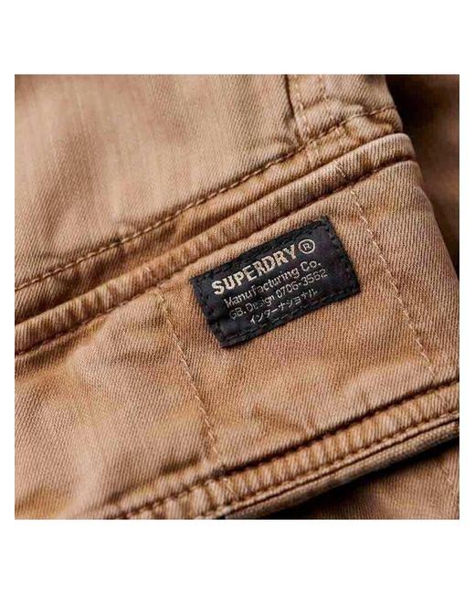 Superdry Kurze Core-Cargo Voor in het Natural voor heren
