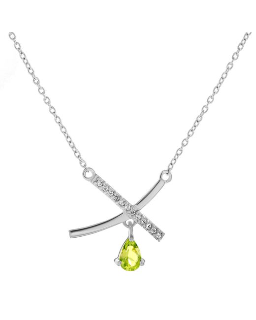 Orphelia Metallic 'Charlotte' 925 Sterling Necklace