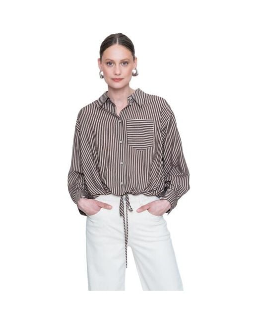 Geisha Blouse in het Gray