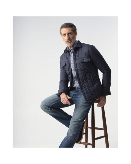 Campbell Julius Padded Jacket in het Blue voor heren