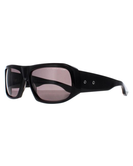 Dita Eyewear Brown Rectangle Grau Grau Superflight