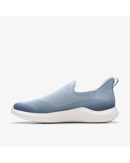 Clarks Blue Nova Aster-Grau Sneaker