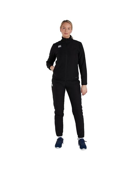 Canterbury Black Ladies Club Track Jacket