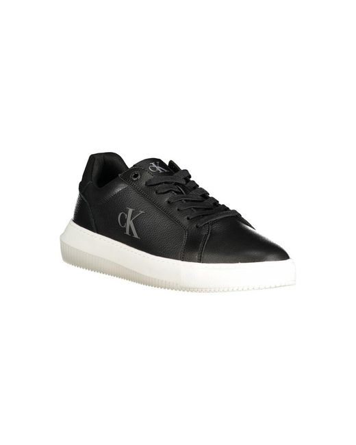 Calvin Klein Schwarzer Polyethylen Herren Sneaker in Black für Herren