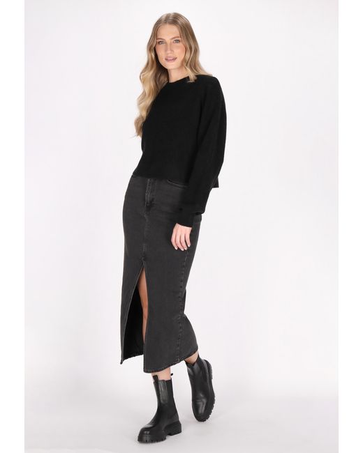 Dreimaster Black Pullover Damen