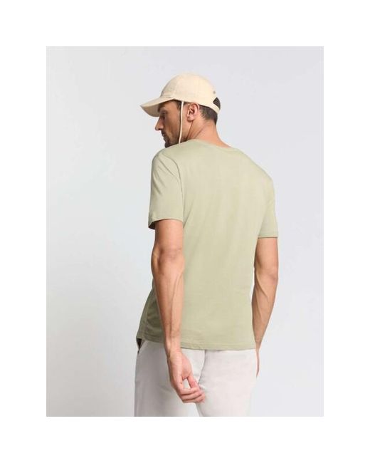 No Excess T-Shirt Crewneck Solid Basic Light Moss in het Green voor heren