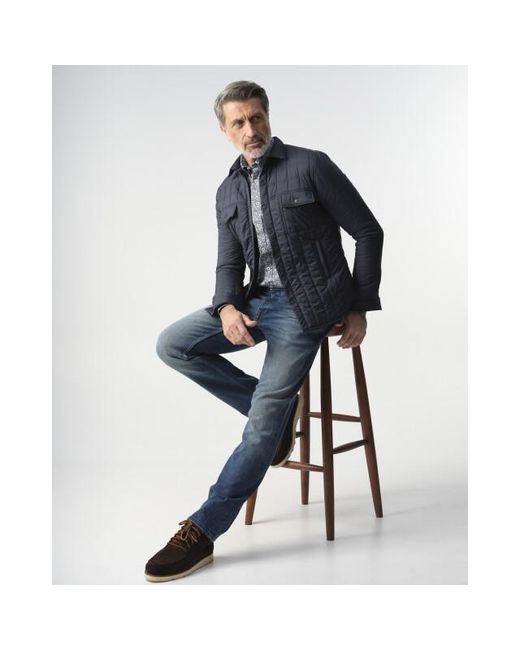 Campbell Julius Padded Jacket in het Blue voor heren