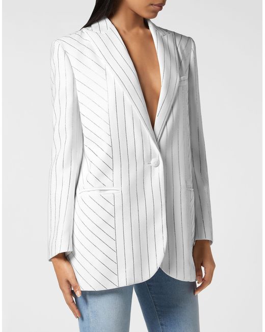 Philipp Plein Blazer in het White