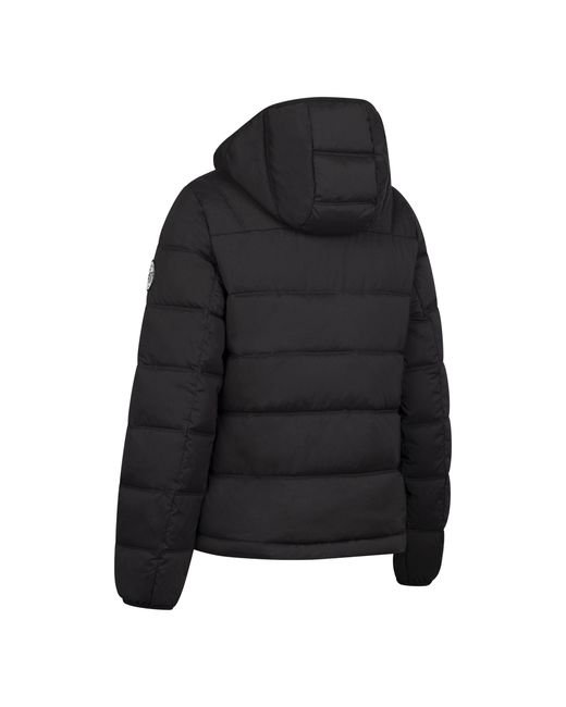 Trespass Rollins Hooded Jacket in het Black