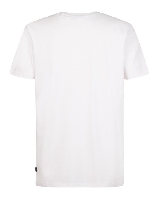 Petrol Industries Jersey T-Shirt Met Print Huracán in het White voor heren