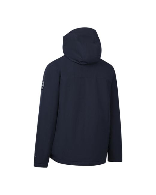 Trespass Blue Oswarm Waterproof Jacket (Dark Flint) for men