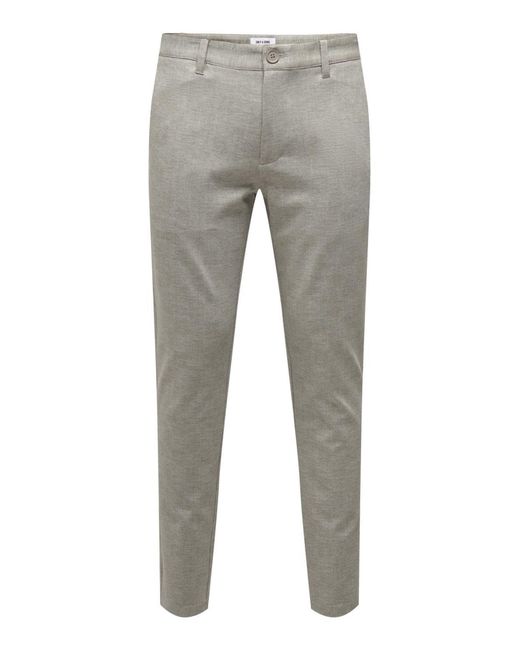 Only & Sons Broeken Van in het Gray voor heren