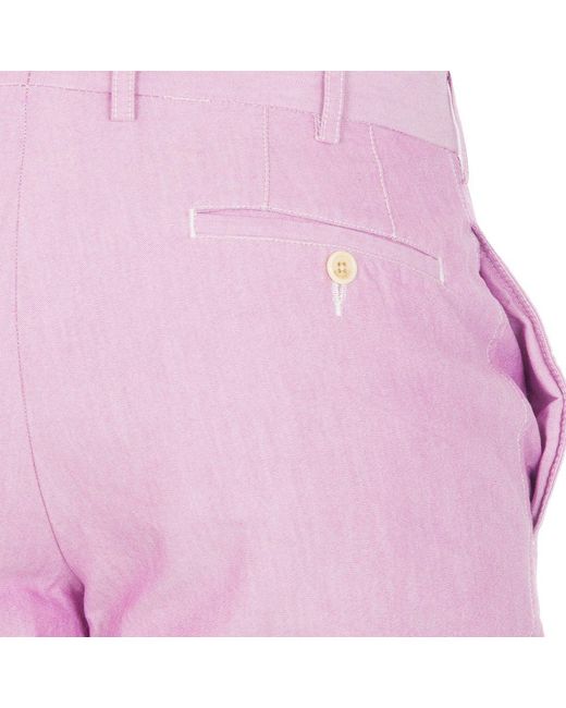Hackett Bermuda Met Zij- En Achterzakken Hm210682 in het Purple voor heren
